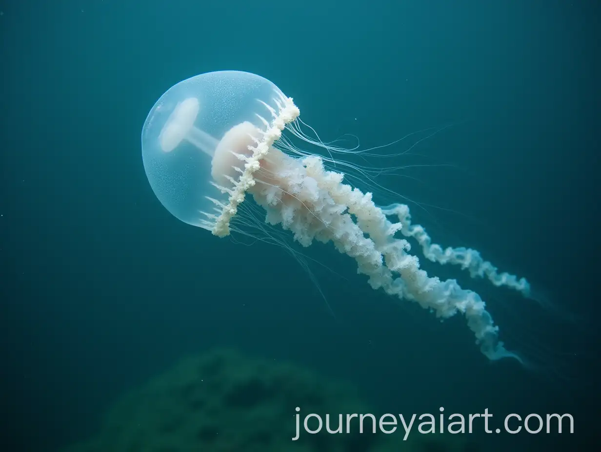 Jellyfish-Human-Hybrid-Swimming-Gracefully-in-Water
