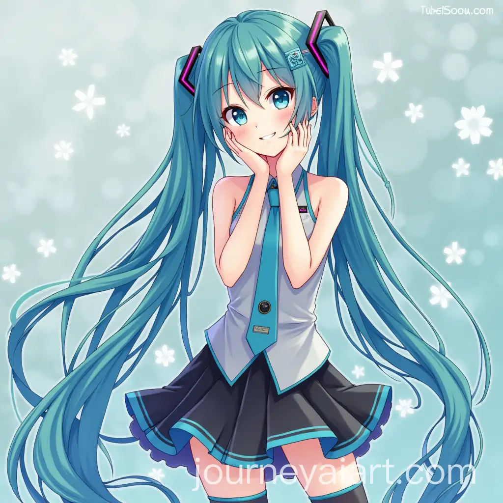 Hatsune-Miku-in-a-Vibrant-Futuristic-Setting