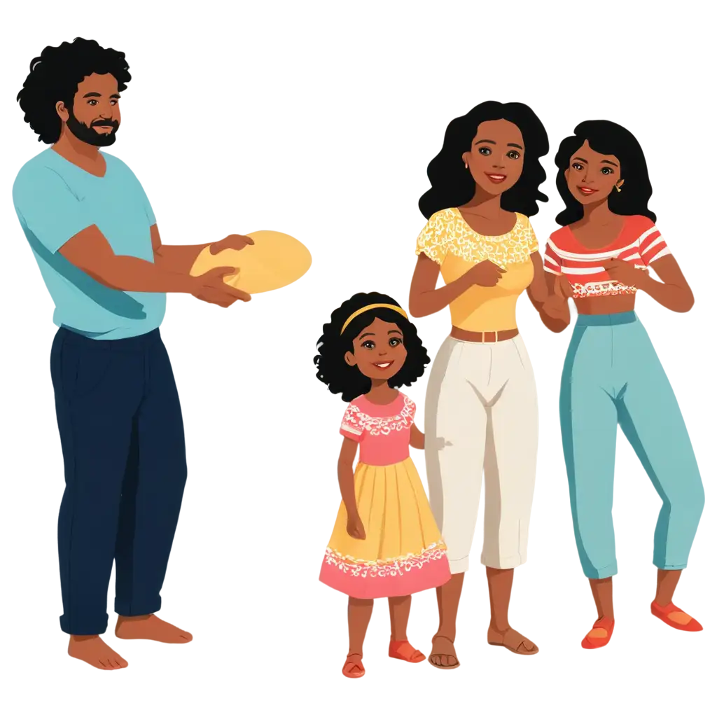 SEOOptimized-PNG-Illustration-Brazilian-Family-Engaged-in-Folk-Activities