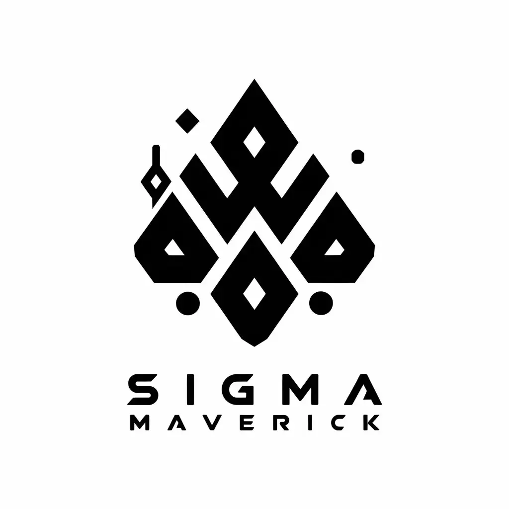 LOGO Design for Sigma Maverick Abstract Digital Artist Theme for Technology Industry