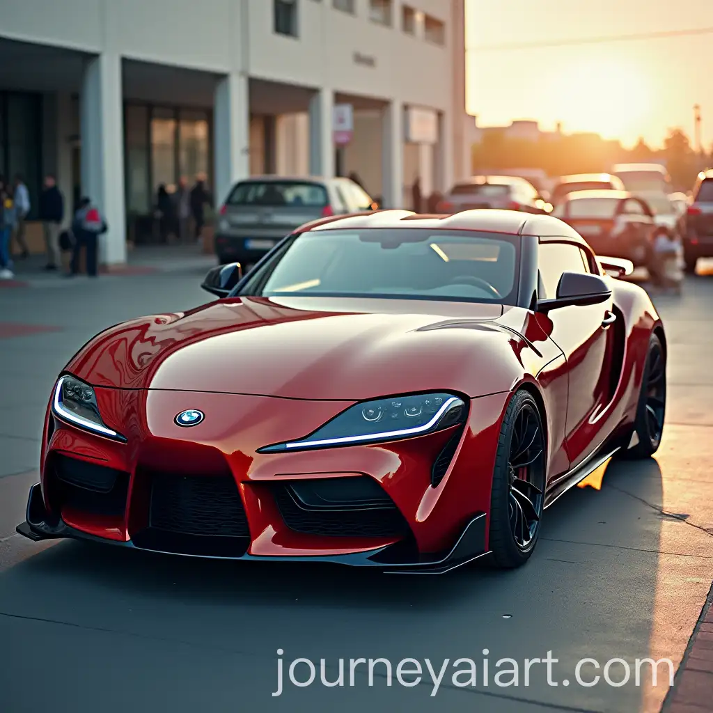 Red-Sports-Car-Racing-Through-Urban-Streets