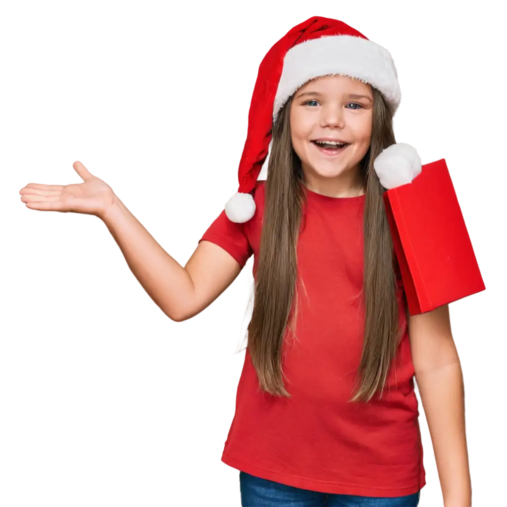 Happy-Child-with-Santa-Hat-PNG-Perfect-for-HolidayThemed-Designs-and-Graphics