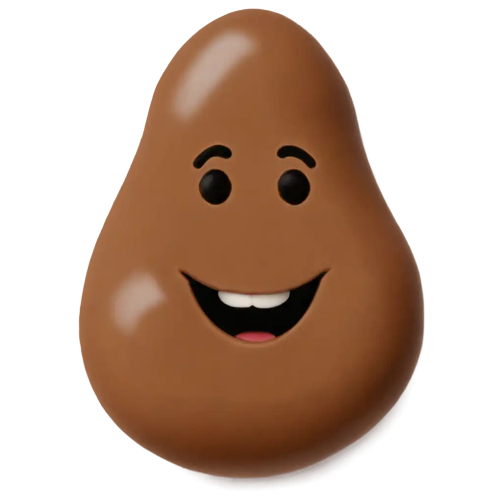 poop emoji with a smile