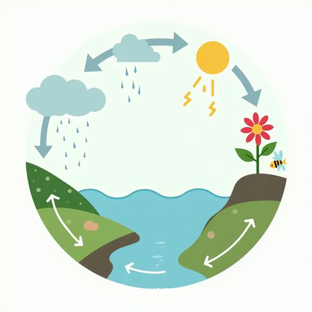 Whimsical-Illustration-of-the-Water-CycleAI-Image-Prompt-Expansion-or-Plant-Life-Cycle-in-Motion