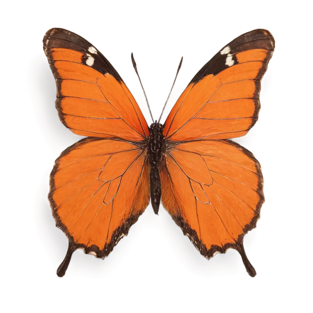 The orange butterfly