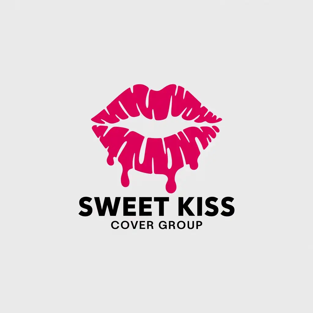 LOGO-Design-for-Sweet-Kiss-Minimalistic-Design-with-Kiss-Symbol-Perfect-for-Cover-Group-Industry