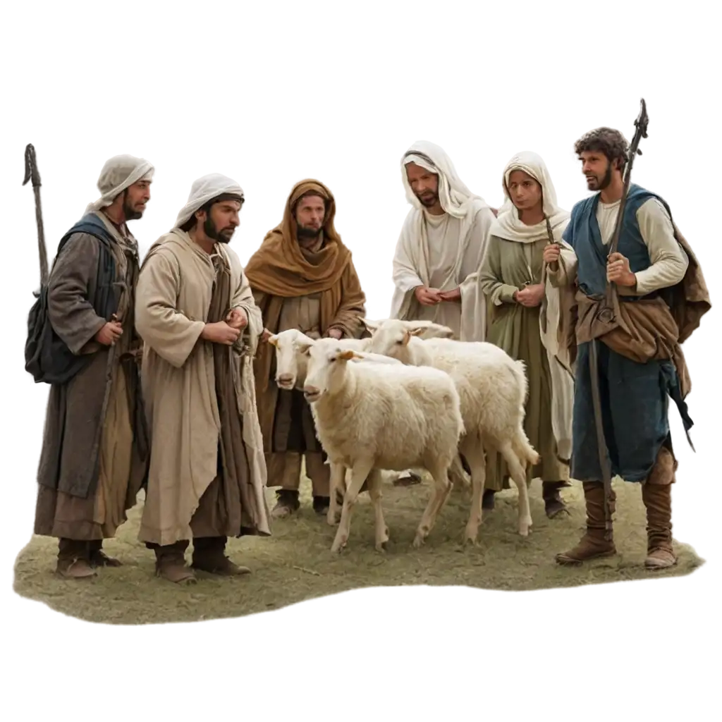 Shepherds-Have-Come-to-Bethlehem-PNG-Image-A-Beautiful-Representation-of-the-Nativity-Story-in-HighQuality-Format