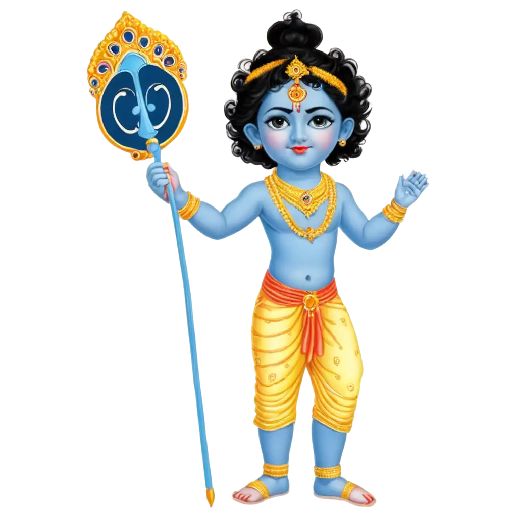 Upanayan-Boy-God-Krishna-PNG-Image-VibrPNG-Image-Usage-Scenariosant-Representation-of-Spirituality-and-Tradition
