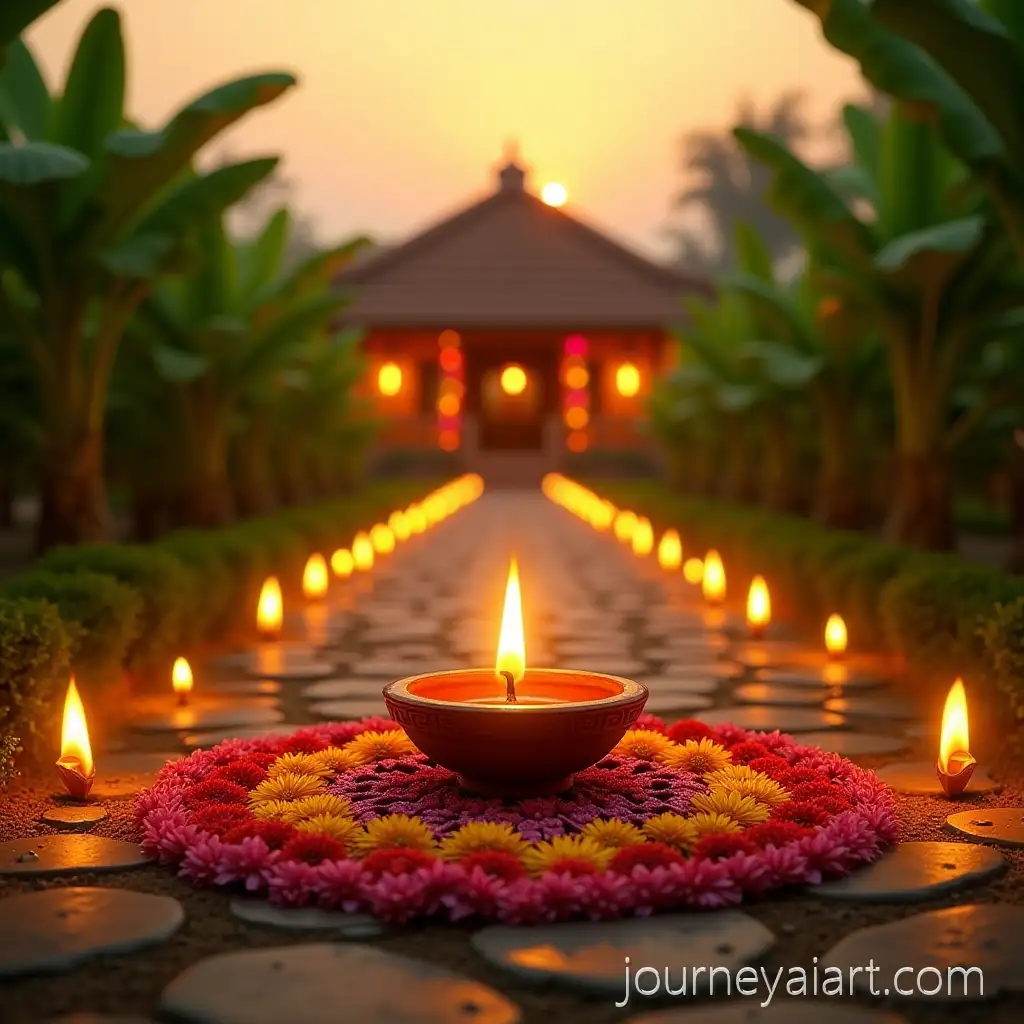 UltraRealistic-Indian-Farmland-Diwali-Celebration-at-Sunset-with-Clay-Diyas-and-Rangoli