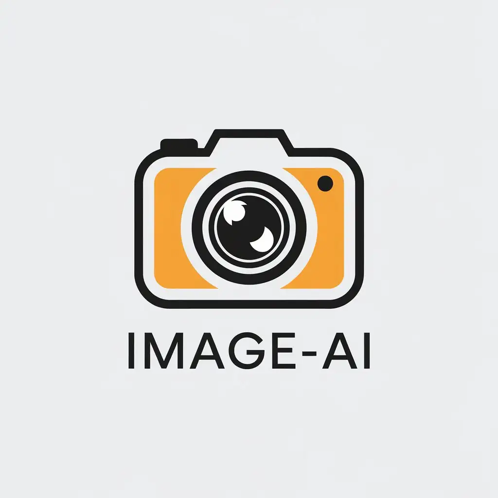 a vector logo design,with the text "Image-AI", main symbol:IMAGE,Minimalistic,clear background