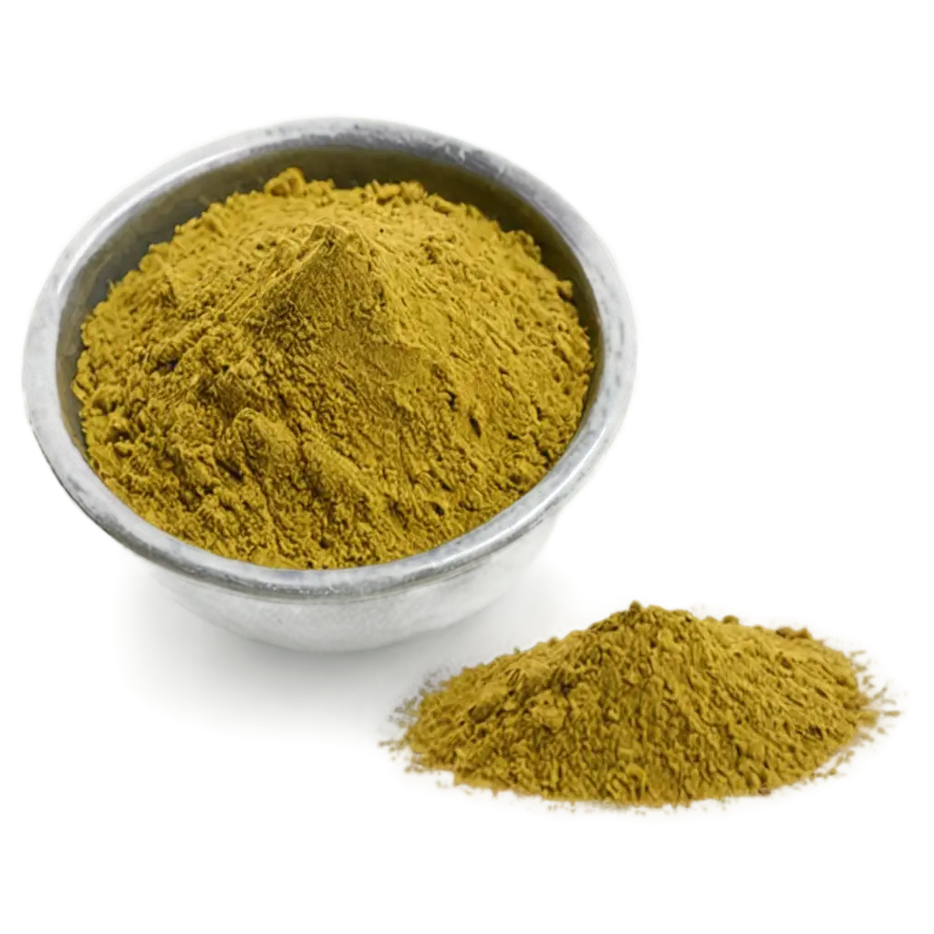 Henna-Powder-in-a-Bowl-PNG-Image-for-Clarity-and-Precision