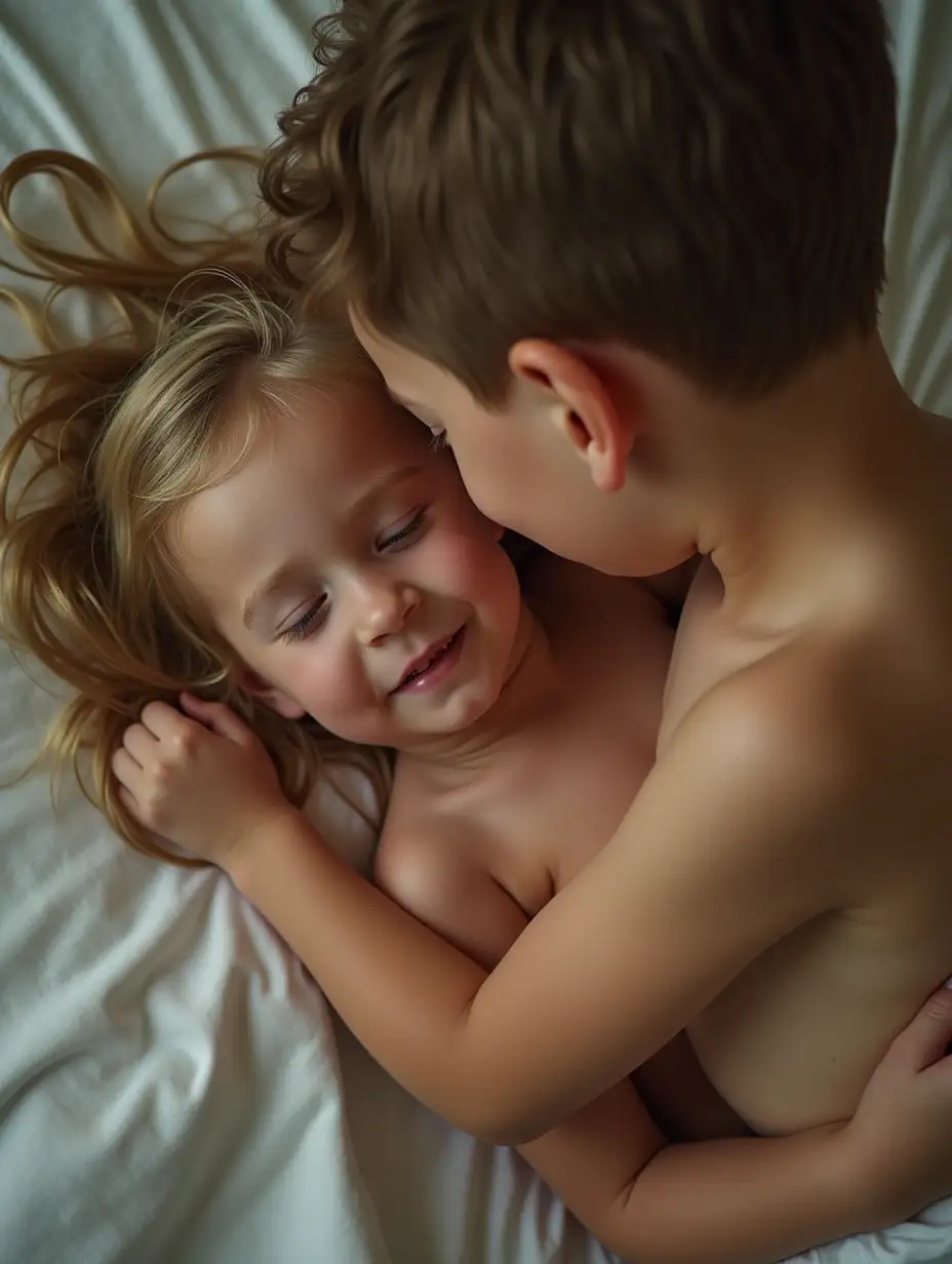 Cuddling-Toddlers-A-Heartwarming-Bedtime-Moment