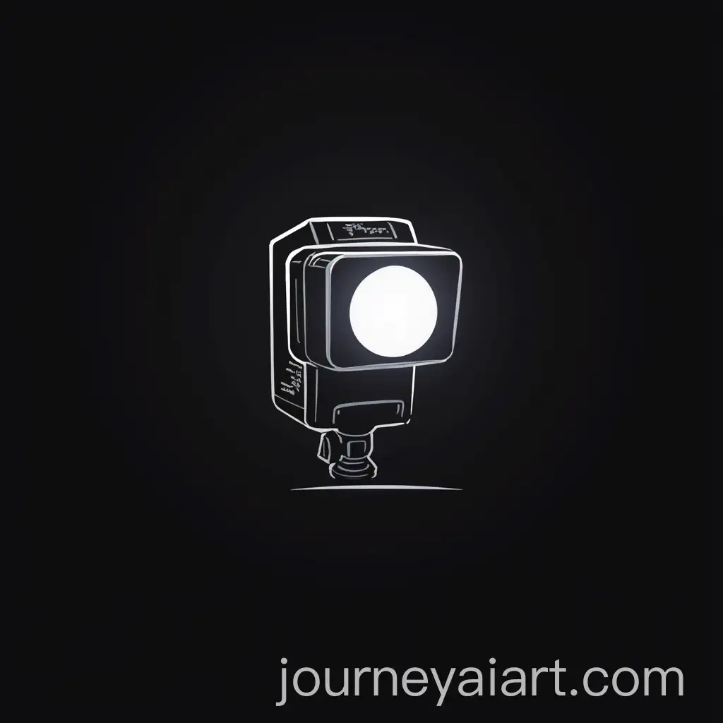 Elegant-Logo-Design-with-Camera-and-Strobe-Light