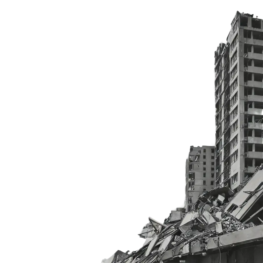 Destroyed-Collapse-City-Building-Rubble-PNG-Image-HighQuality-and-Detailed