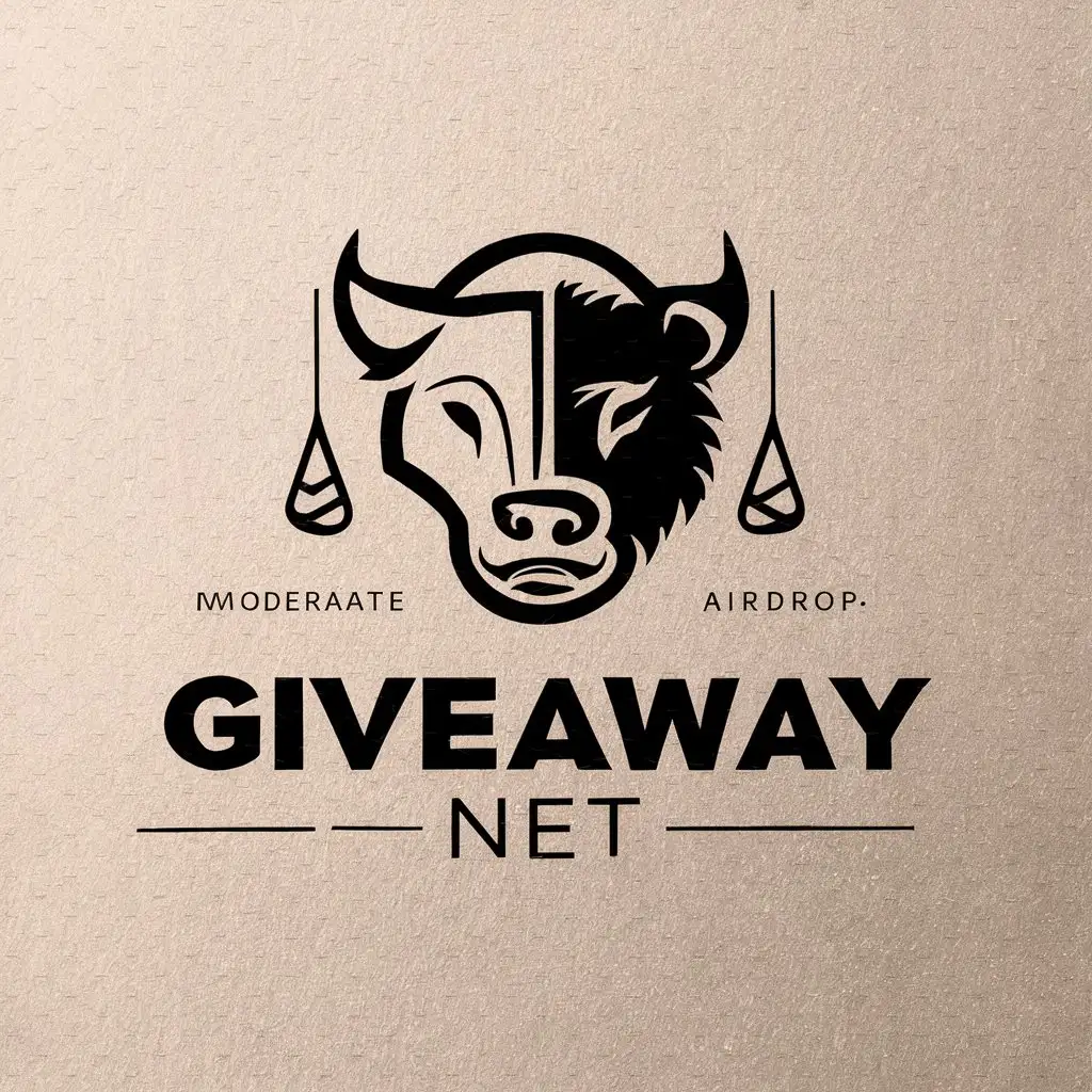 LOGO-Design-for-GiveAway-Net-Bull-Bear-Airdrop-Symbol-in-the-Religious-Industry