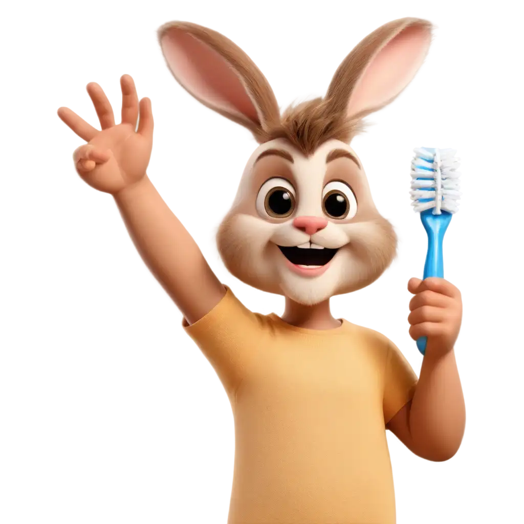 Bunny-Holding-Toothbrush-and-Showing-Teeth-PNG-Perfect-for-World-Oral-Health-Day-Campaigns