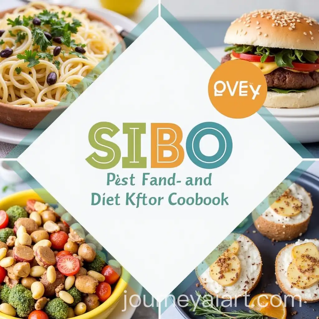 Colorful-SIBO-Diet-Cookbook-with-Various-Recipes-and-Ingredients