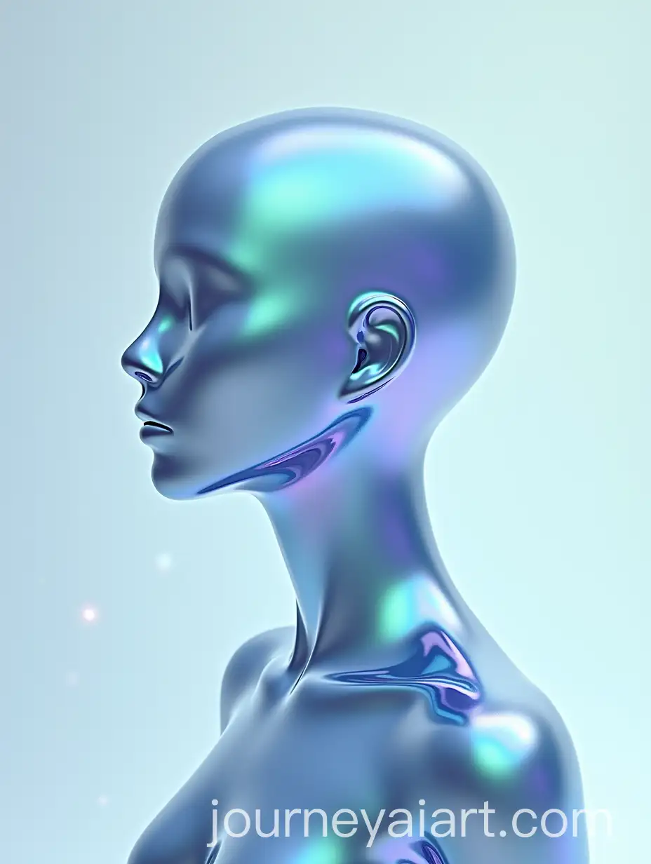 Futuristic-Serene-Instagram-Post-with-Flowing-Liquid-Paint-and-Metallic-Head