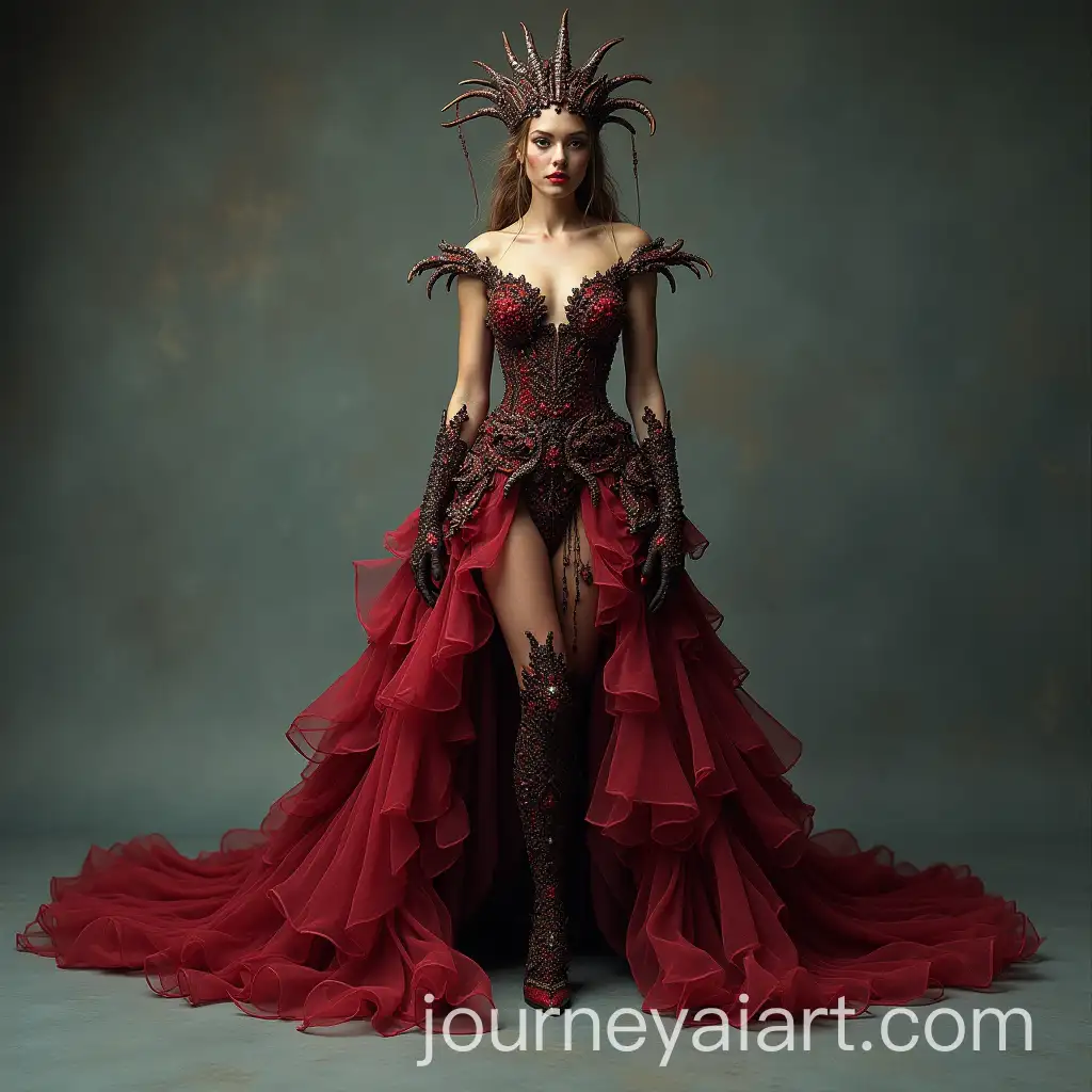 Monster-ScyllaInspired-Gown-Design-with-Mythical-Elements
