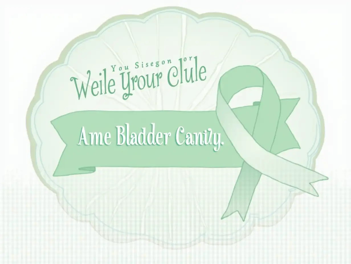 Ribbon To Support Childhood And Bladder Cancer