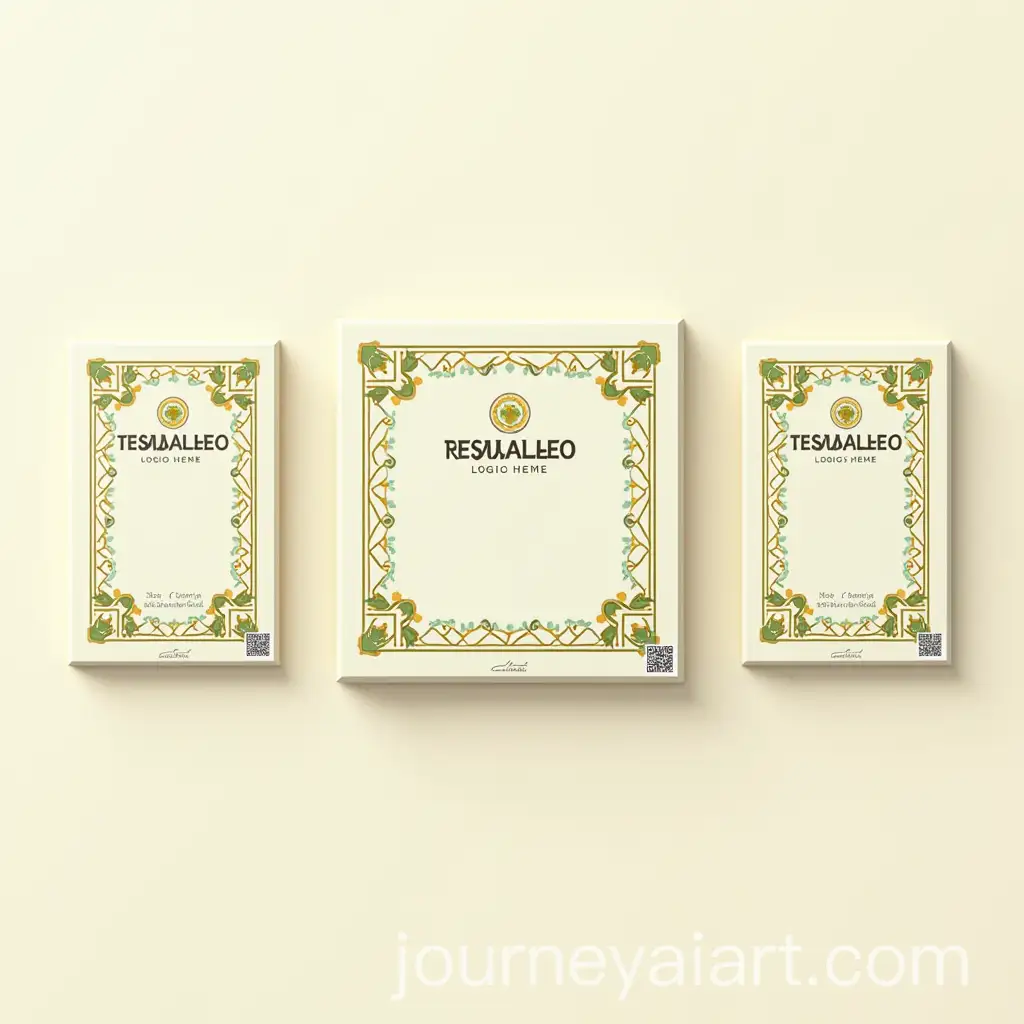 Minimalist-Food-Packaging-Designs-with-Uzbek-Traditional-Patterns-in-Gold-and-Green