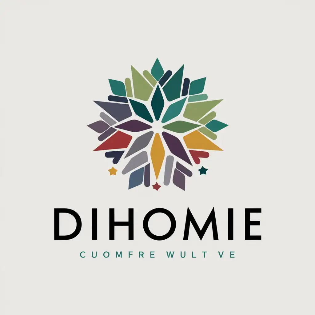 LOGO Design For DiHomie Ethnic Minorities Culture in Colorful Variety