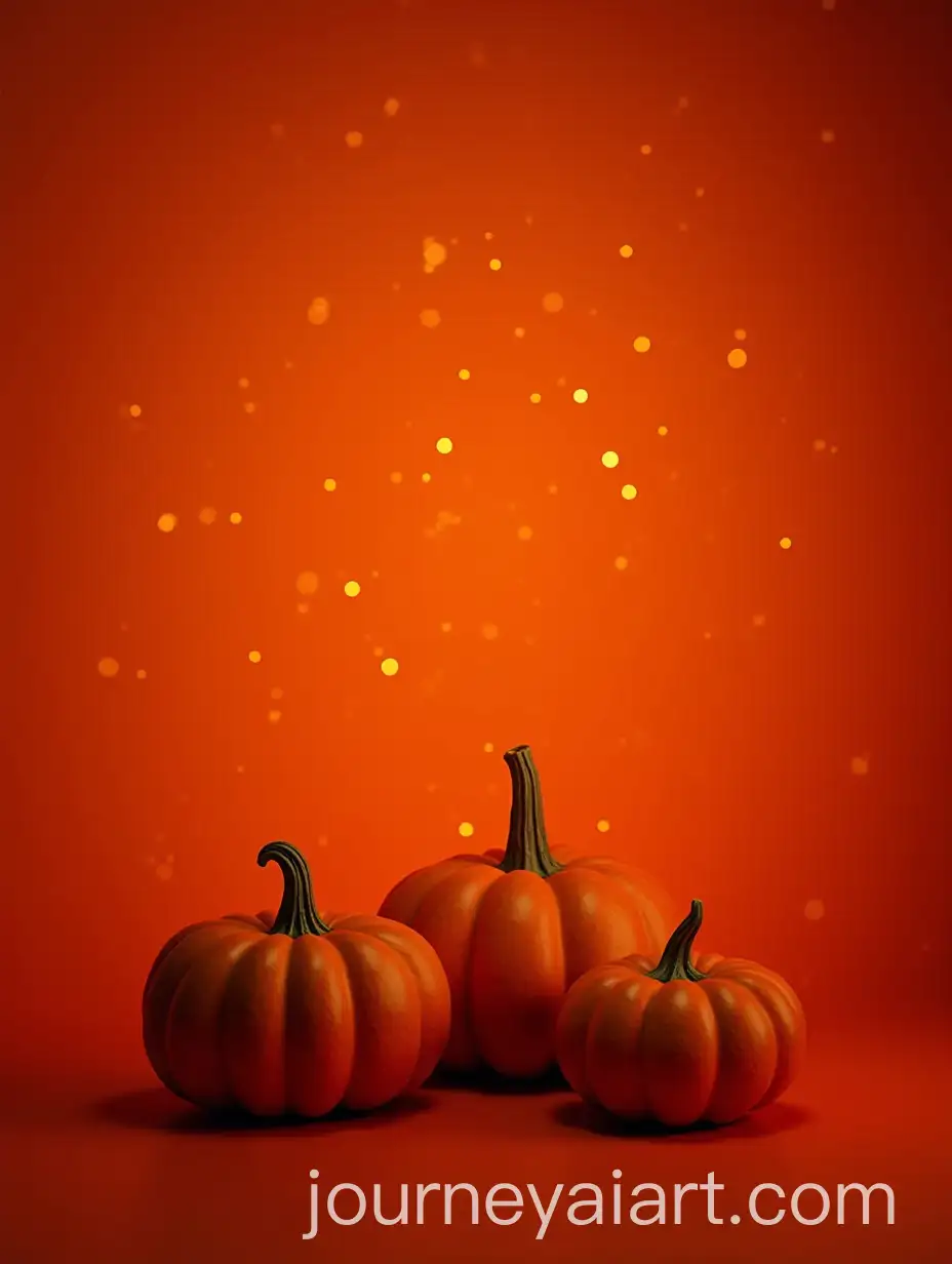 Three-Enchanted-Pumpkins-Against-an-Orange-Halloween-Background