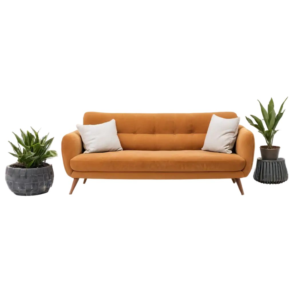 Elegant-Sofa-and-Table-with-Plants-PNG-Image-for-Interior-Design-and-Home-Decor-Projects