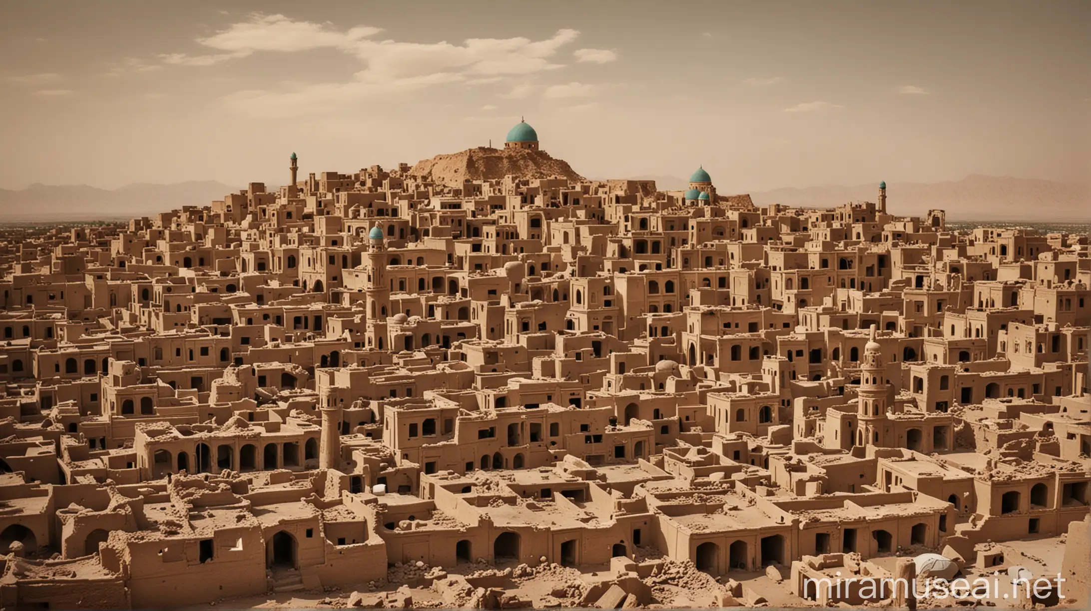 Surreal Historical Buildings Piled in Yazd