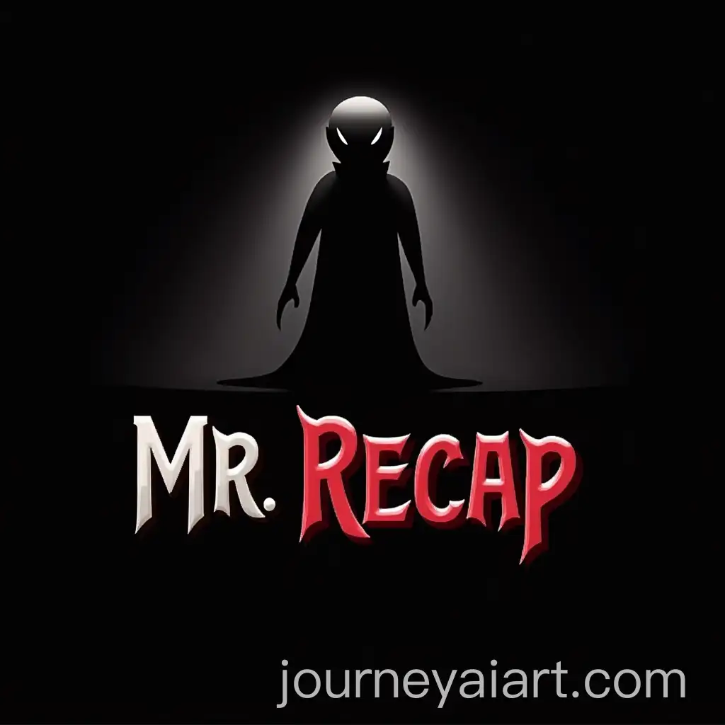Cinematic-Logo-Design-for-YouTube-Channel-Mr-Recap-Featuring-Mysterious-Shadowy-Figure