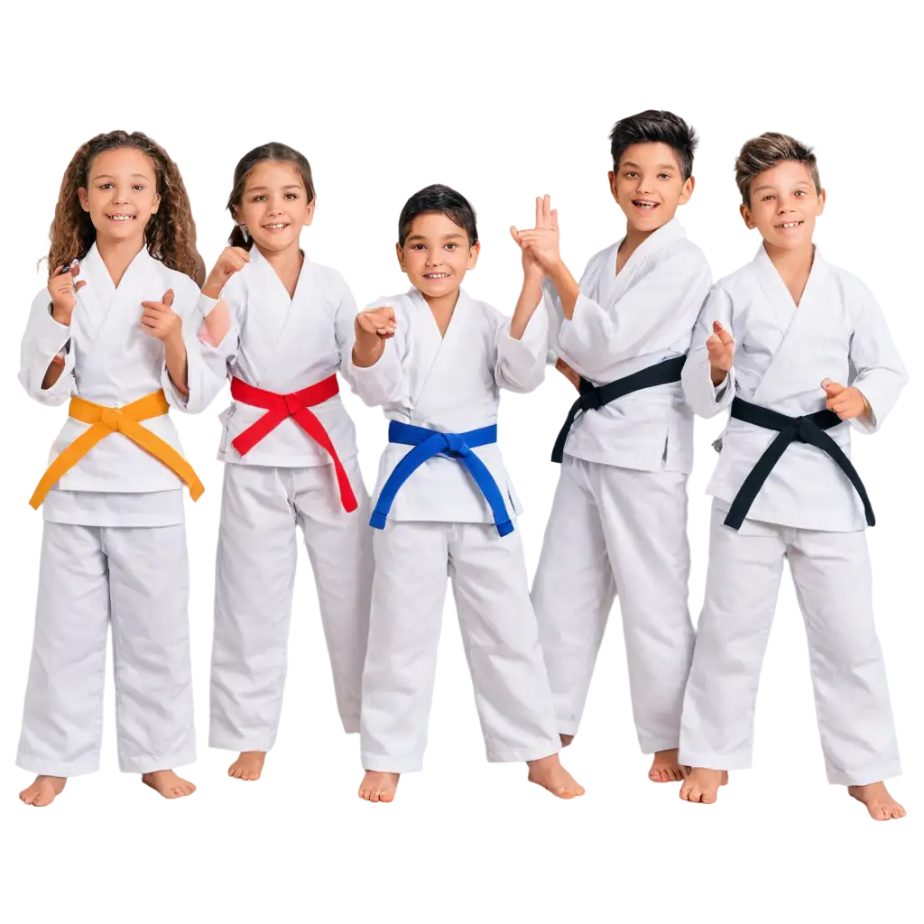 Karate-Kids-and-Happy-Face-PNG-Image-Dynamic-and-Joyful-Visual-Content