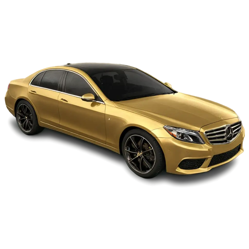 golden car