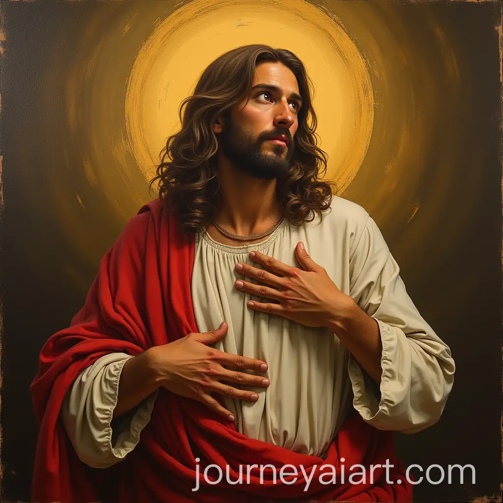 Jesus-in-PreRaphaelite-Style-with-Rich-Detail-and-Symbolism