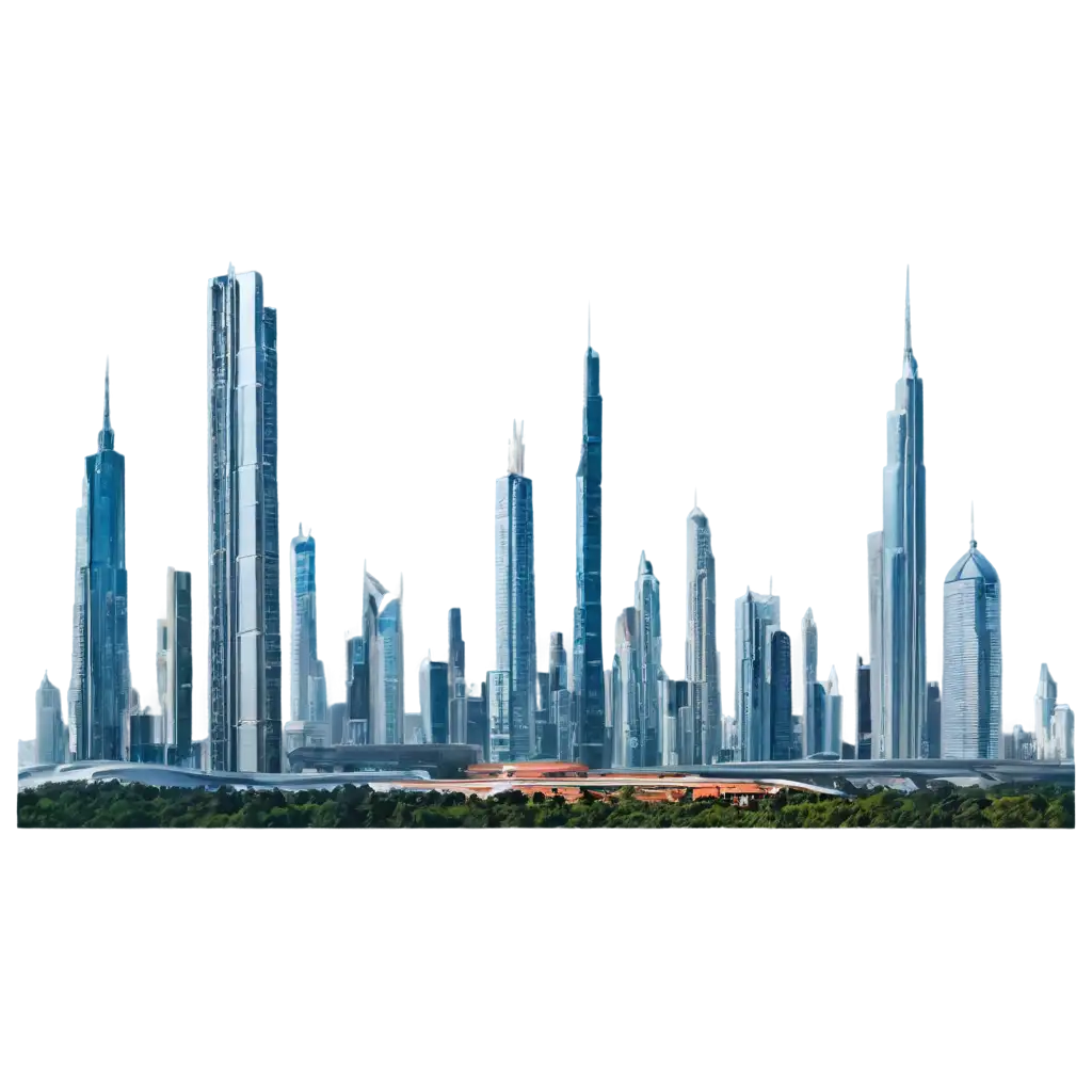 Futuristic-City-Skyline-PNG-HighQuality-Transparent-Image-for-Diverse-Applications