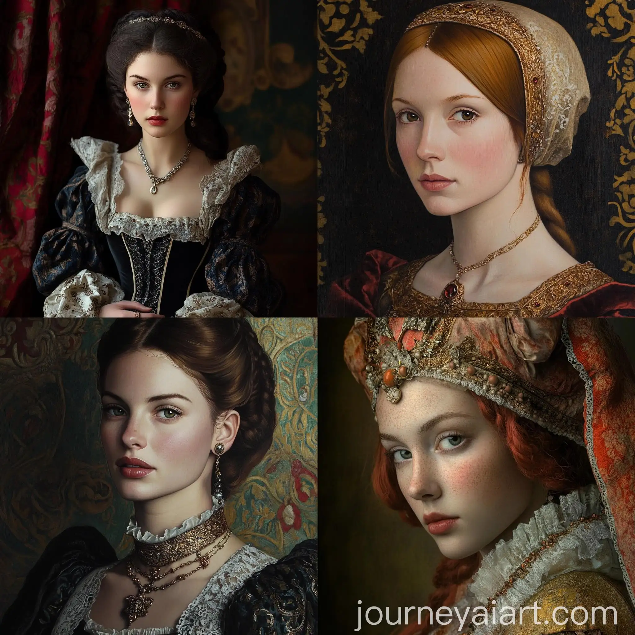 Tudor-Noble-Woman-Portrait-in-Period-Attire