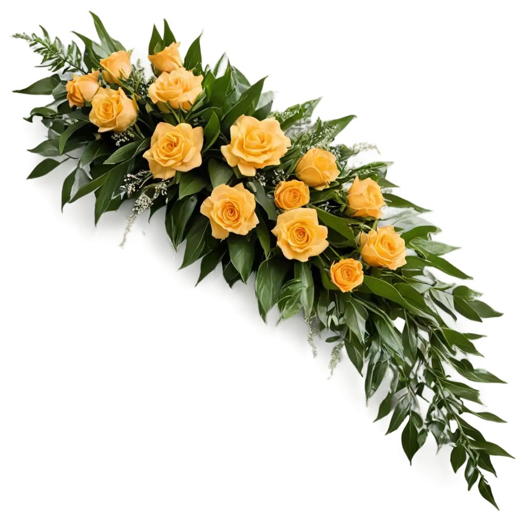 Bright-and-Uplifting-Funeral-Bouquet-PNG-Cascading-Design-with-Peach-Roses-and-Yellow-Chrysanthemums