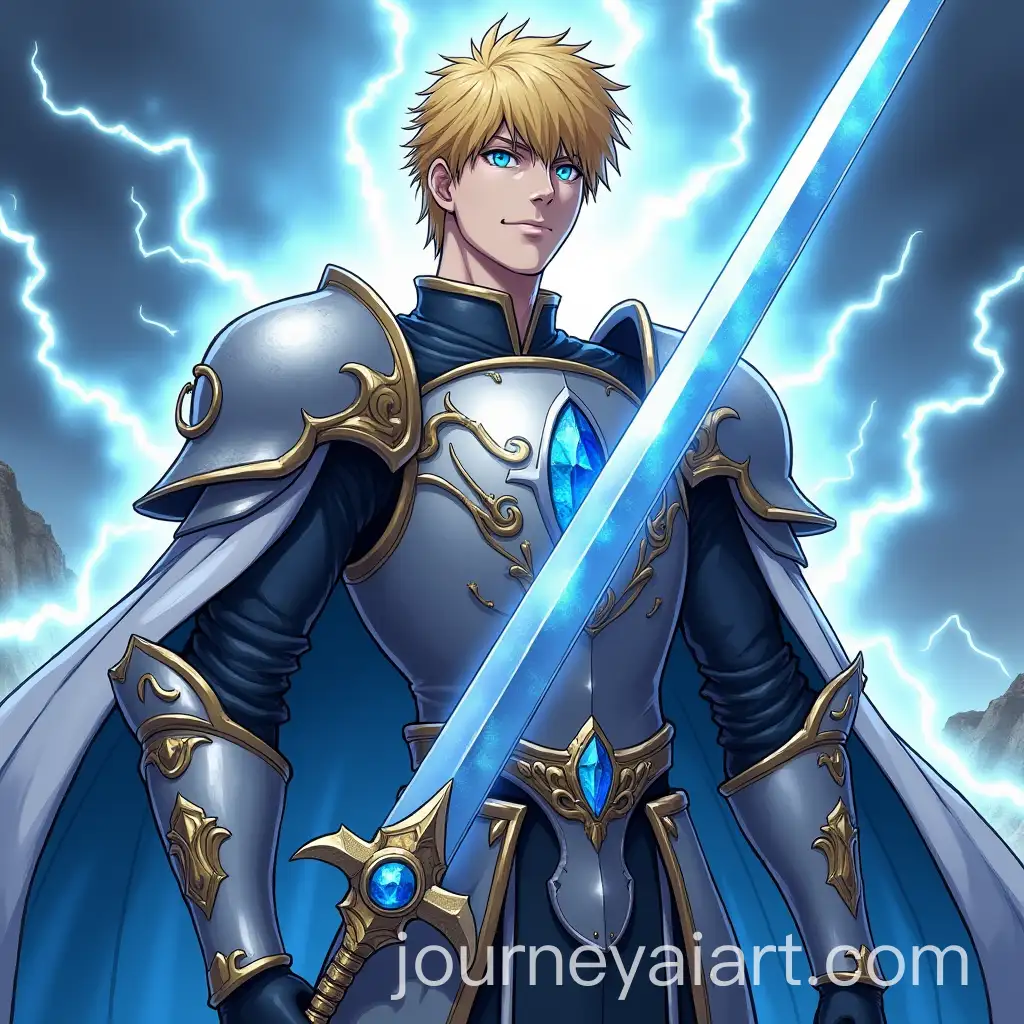 Anime-Warrior-with-Medieval-Armor-and-Electric-Aura