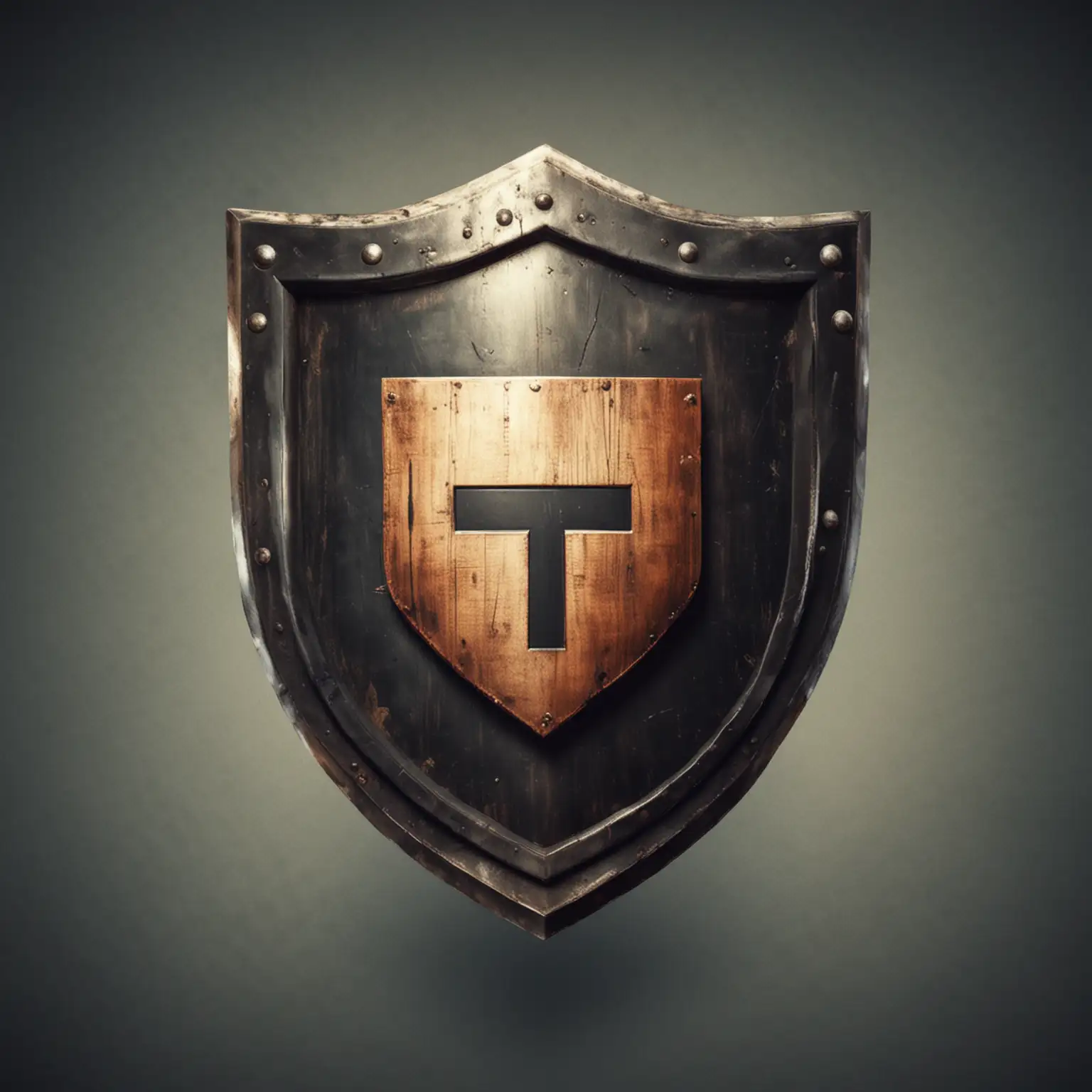 Shield-with-T-and-Checkmark-Symbol-Design