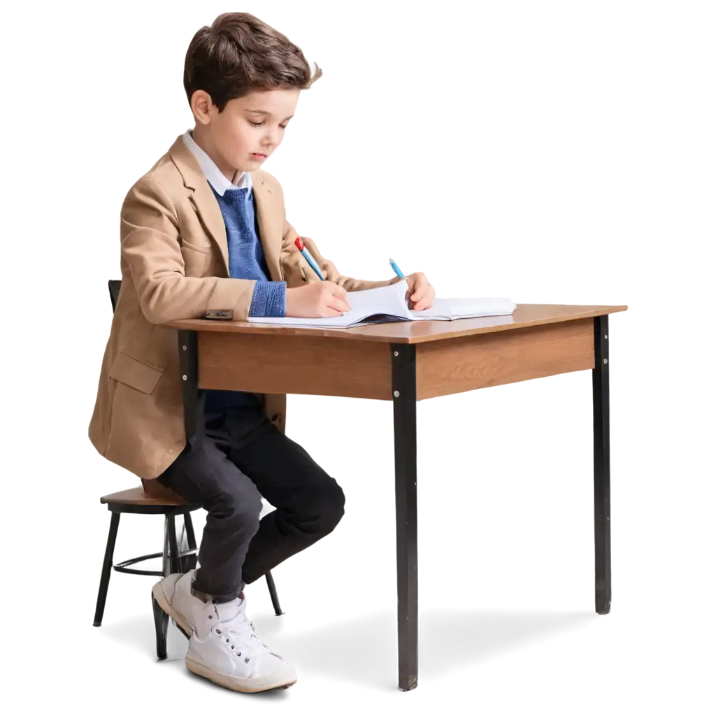 Boy-Writing-Exam-PNG-HighQuality-Image-for-Education-and-Learning-Contexts