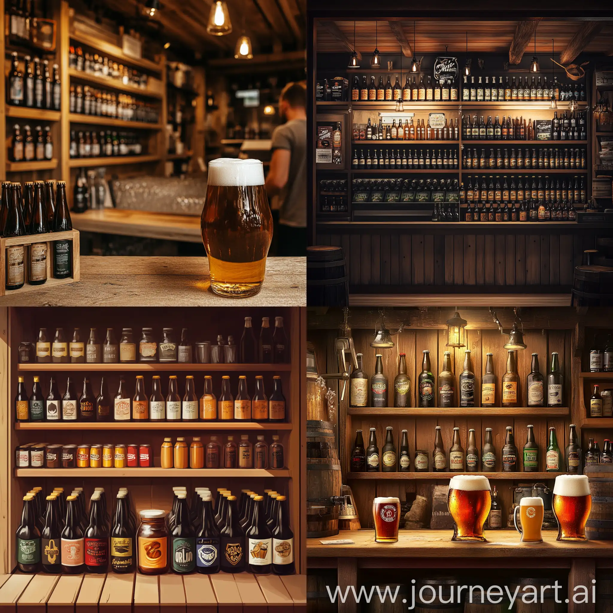 Modern-Beer-Shop-Interior-with-Variety-of-Craft-Beers