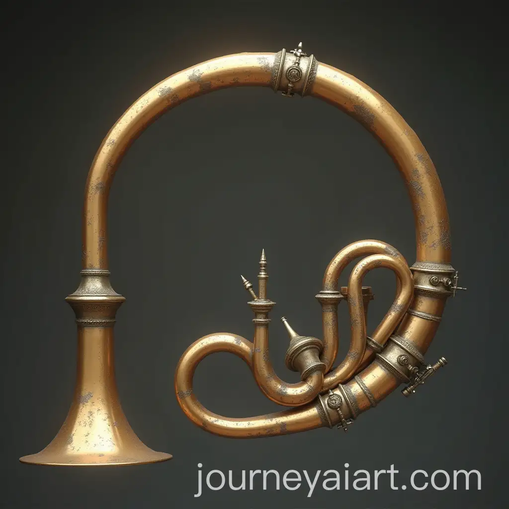Long-Trumpet-with-Unique-Bending-Design