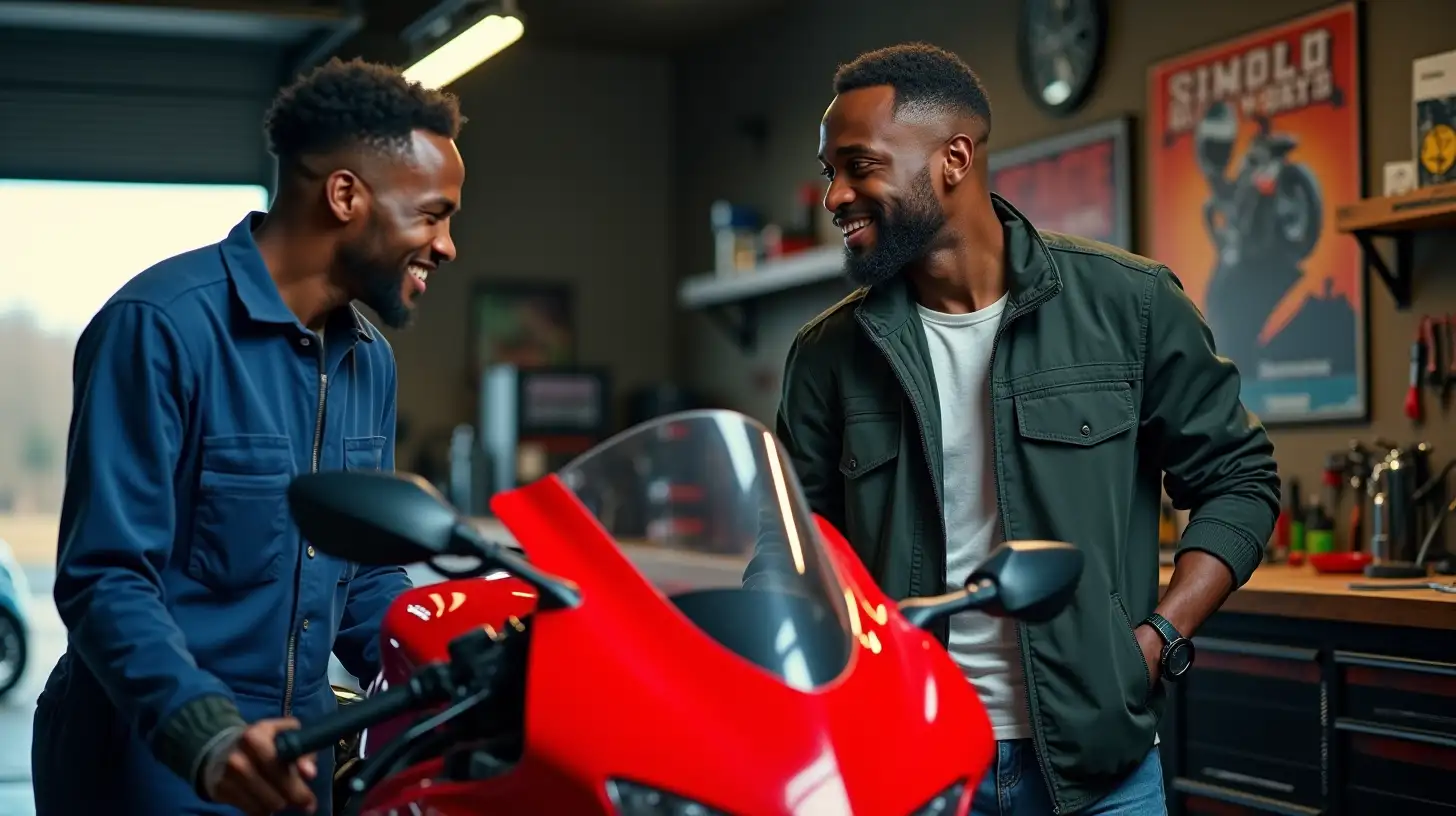 Young Mechanics Engaged in Passionate Bike Repair in a Garage