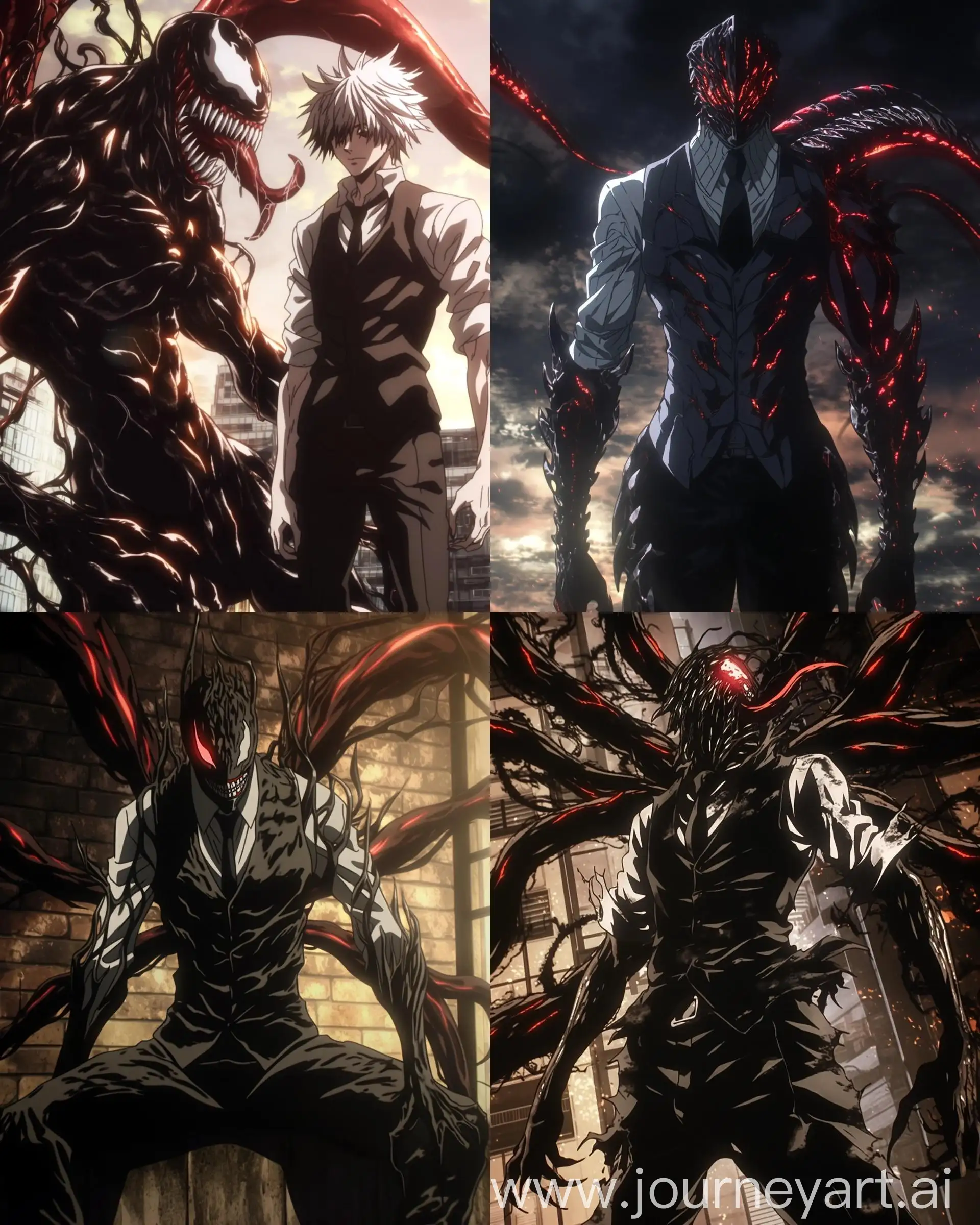 Ken-Kaneki-Merged-with-Venom-Symbiote-in-Tokyo-Ghoul-Anime-Style