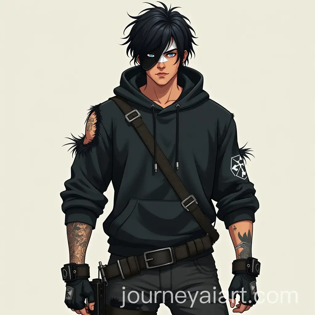 Cinematic-Portrait-of-Mason-Blackwood-the-StreetTier-Superhero-Corvid-in-Gritty-Urban-Combat-Gear