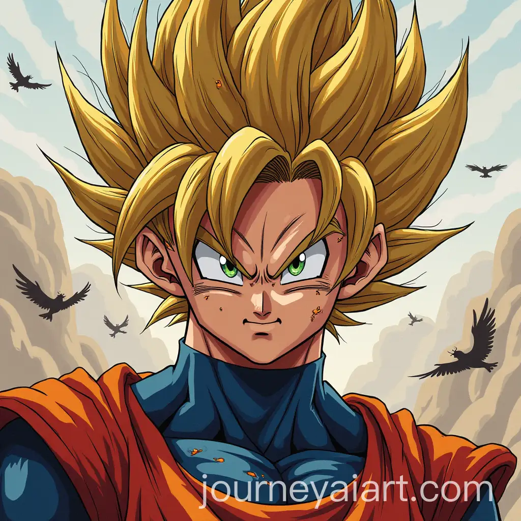 Superhero-Ready-for-Battle-in-Torn-Superman-Costume-on-Battlefield