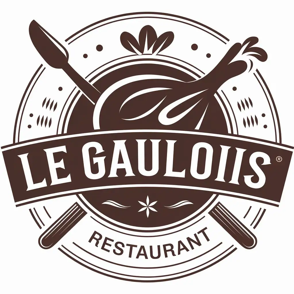 LOGO-Design-for-Le-Gaulois-Stewed-Chicken-Emblem-with-Rustic-Charm-for-Restaurant-Industry