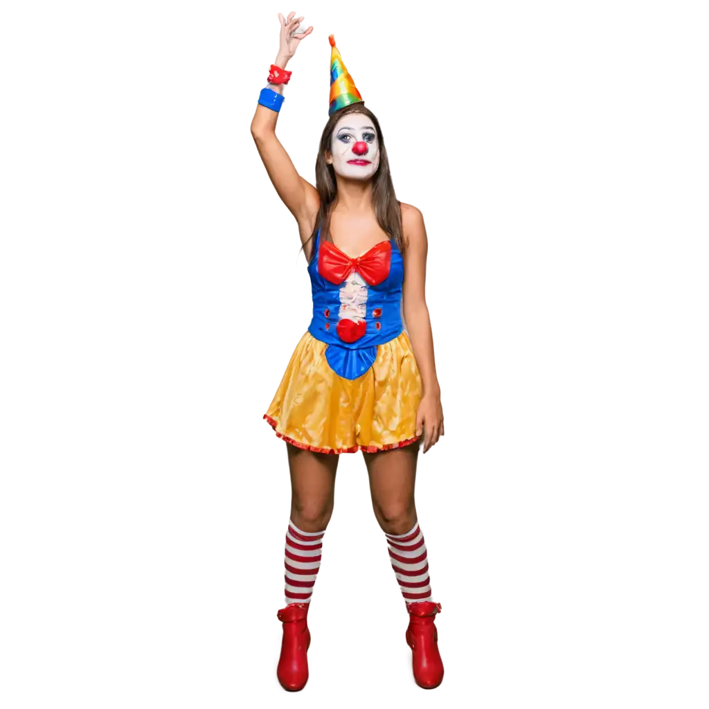 AOC in a clown costume