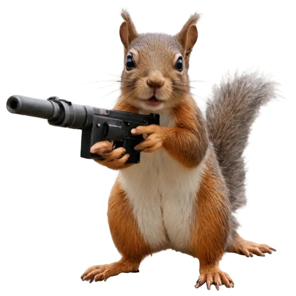 HighQuality-PNG-Image-of-a-Squirrel-Holding-a-Gun