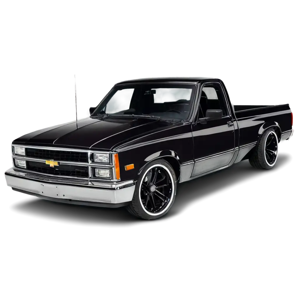 34-View-of-Hotrod-Lowered-Chevy-Square-Body-Truck-PNG-Image