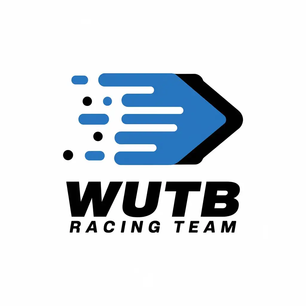 LOGO-Design-for-WUTB-Racing-Team-Vector-Art-with-Speed-Lines-Conveying-Speed-and-Precision